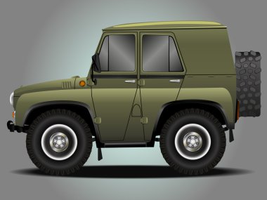 vektör modern çizgi film araba