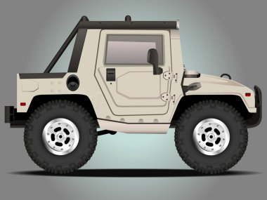 vektör modern çizgi film araba