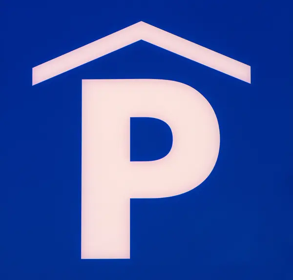 European parking sign — Stock Photo, Image