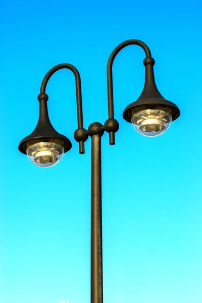 Vintage street lamp against sky — Stock Photo, Image