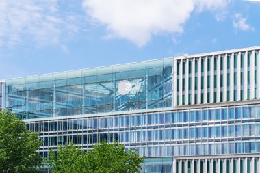 Hamburg, Almanya - 22 Mayıs 2016: Zdf televizyon ofisleri.