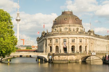 The Bode Museum island in Berlin, Germany. clipart