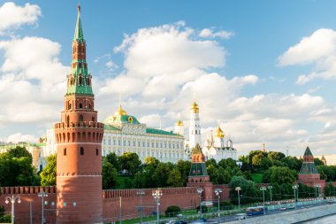 Moskova Kremlin manzarası. Rusya