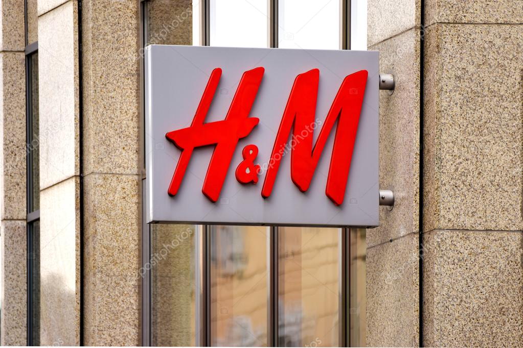 Rostock, Germany - August 22 2016 H and M store in Rostock