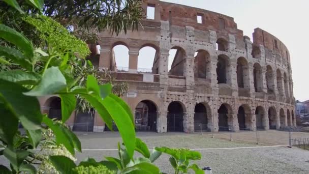 Rome, Italien -17. Duben 2018: Koloseum v Římě, Itálie — Stock video