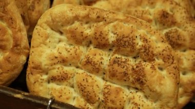 Geleneksel Müslüman gıda. Ramazan ekmek pide