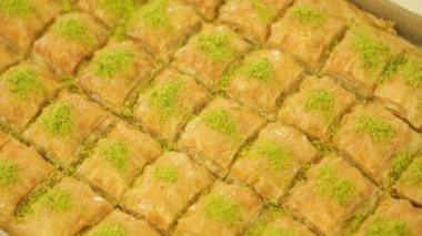 Türk tatlı - baklava, hazır restoranda satmak için