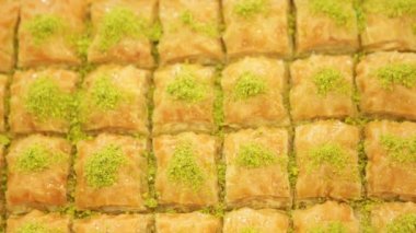 Türk tatlı - baklava, hazır restoranda satmak için