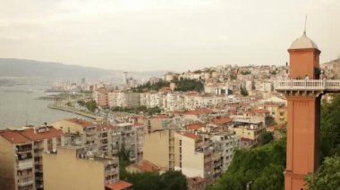 Izmir şehir merkezine genel bakış gelen Asansör
