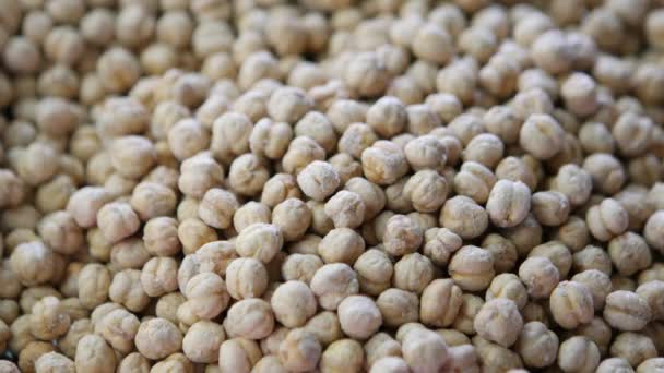 Fresh chickpea on market — Stock Video