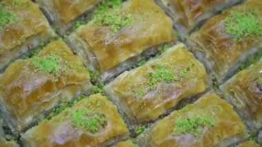 Türk Ramazan tatlı Baklava fıstıklı
