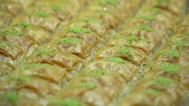 Türk Ramazan tatlı Baklava fıstıklı
