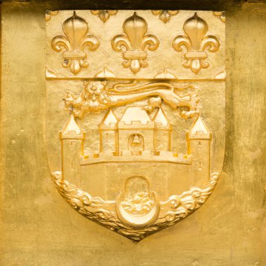 Bordeaux altın Blazon