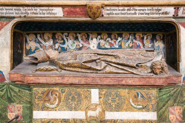 Bishop'ın mezarı Notre Dame Katedrali