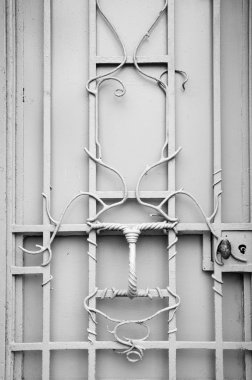 Art nouveau tarzı kapı ayrıntılarını
