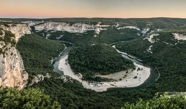 Φαράγγι του ποταμού "Ardeche" — Φωτογραφία Αρχείου