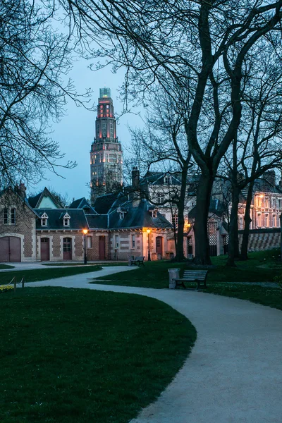 Perret Tower at dusk — Stock Photo, Image