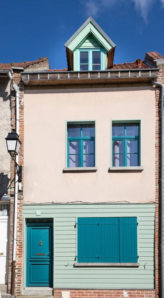 Färgglada hus fasad — Stockfoto