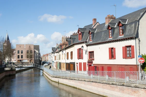 Facciate colorate della casa — Foto Stock