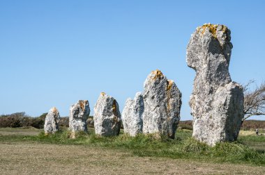 Intriguing standing stones clipart