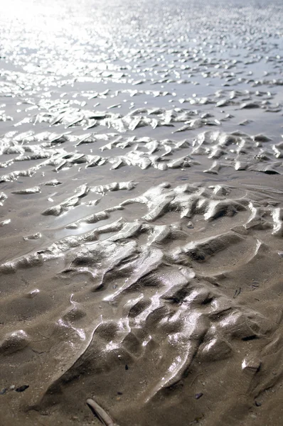 Texture della spiaggia sabbiosa — Foto Stock