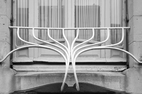 Estilo Art Nouveau Balaustrada de metal — Foto de Stock