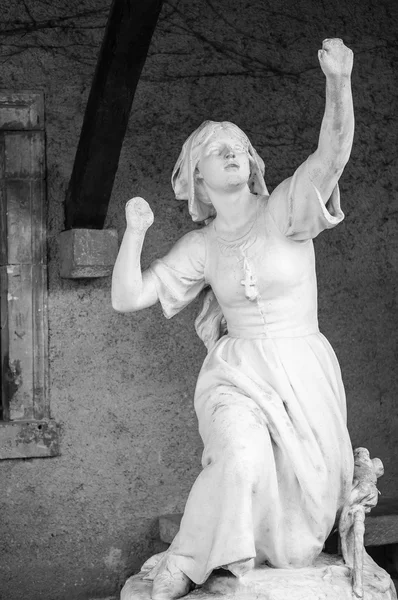 圣女贞德的雕像 — 图库照片