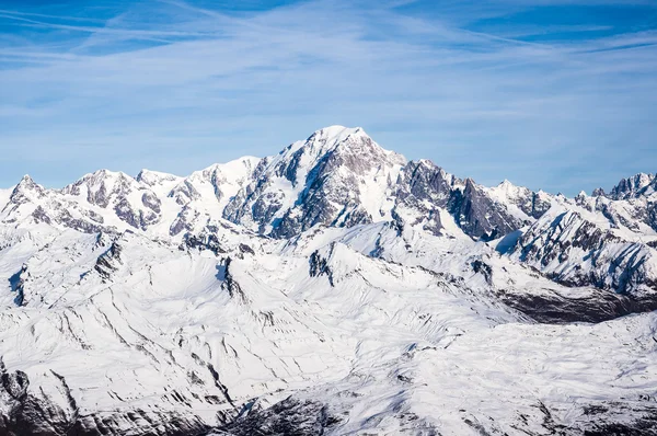 Mont Blanc en los Alpes — Foto de Stock