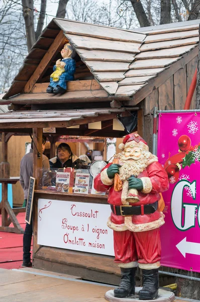 Babbo Natale da uno spuntino di vendita — Foto Stock