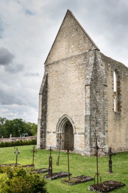 Ruin of Saint Lubin church clipart