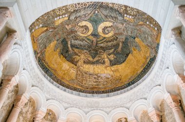 Mosaic of ninth century clipart