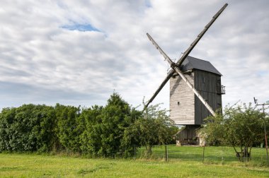 Ancient traditional windmill clipart