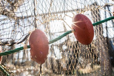 NET güneşte kurutma Balık tutma