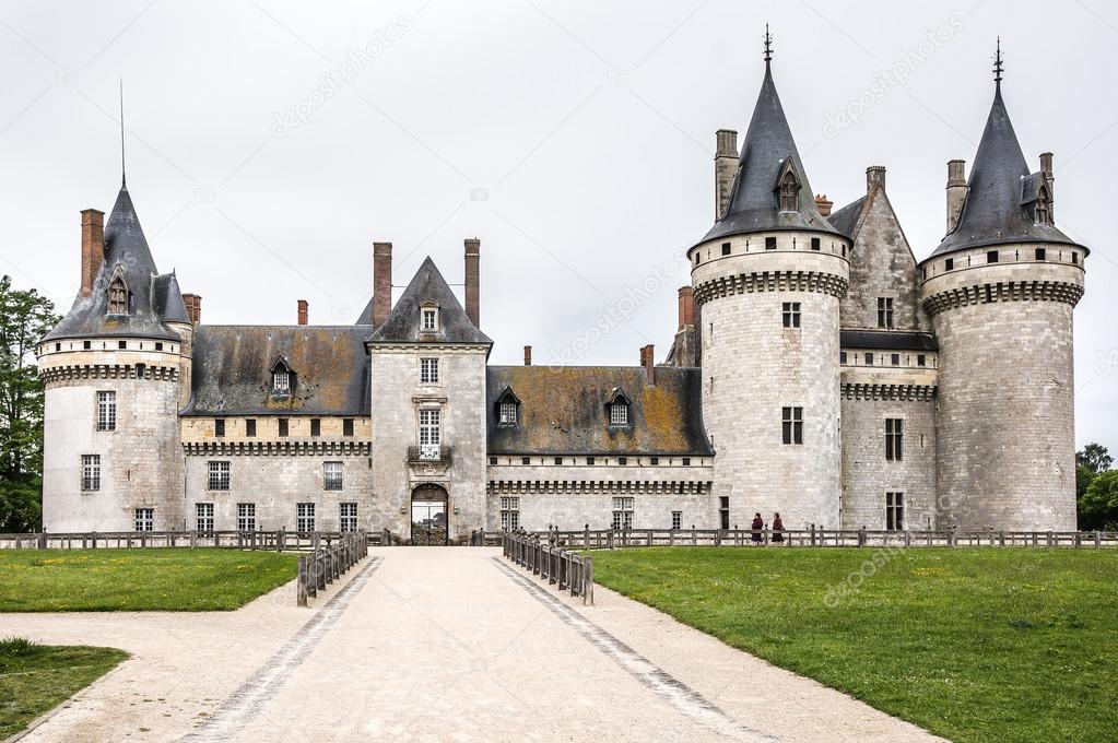 The chateau of Sully-sur-Loire in France