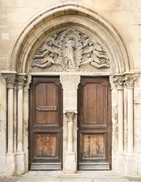 Two old wooden doors — Stock Image Two old wooden doors Stock Image