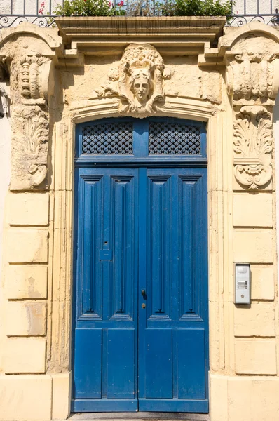 Ancienne porte bleue — Photo