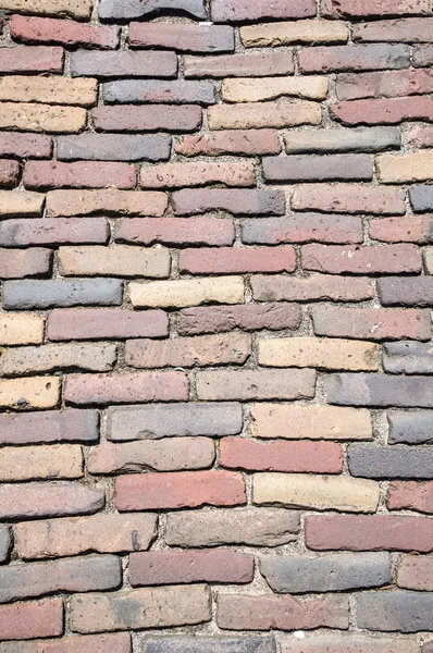 벽돌도로 표면 텍스처 — 스톡 사진