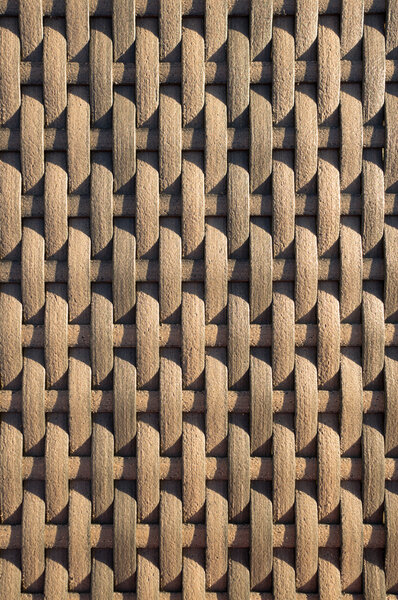 Brown wicker texture