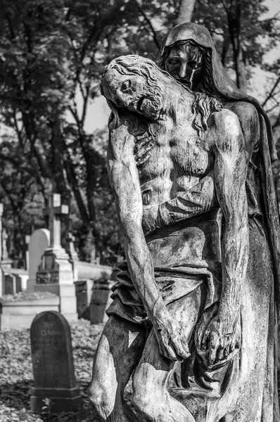 Statue von Jesus Christus und der Jungfrau Maria — Stockfoto