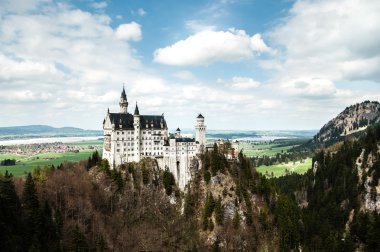 Bavyera 'daki Neuschwanstein Kalesi