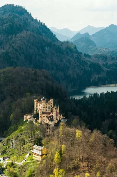 Hohenschwangau Castle in Bavarian Alps — Stock Photo, Image