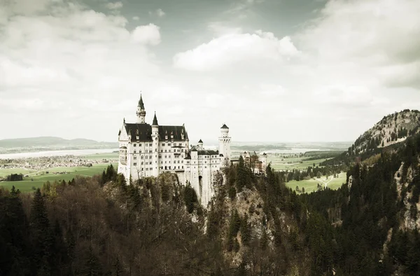 Castillo de Neuschwanstein en Baviera — Foto de Stock