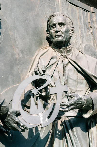 Escultura del Papa Juan Pablo II — Foto de Stock