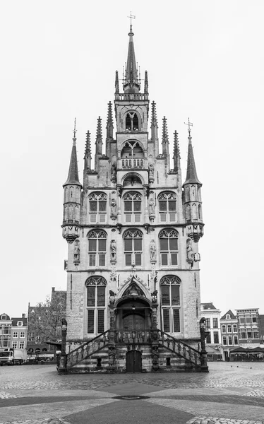 Rathaus von gouda in holland — Stockfoto