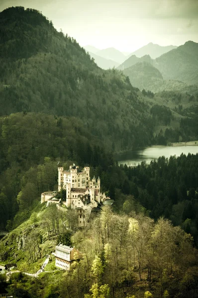 Hohenschwangau Castle in Bavarian Alps — Stock Photo, Image