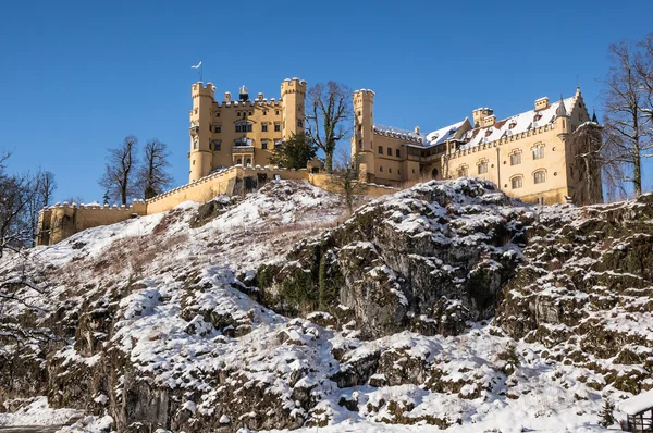 Zámek Hohenschwangau v Německu — Stock fotografie