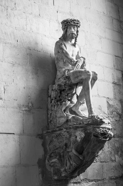 Escultura de Jesús en Troyes, Francia — Foto de Stock