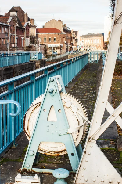 Gear wheel van opknoping van brug — Stockfoto