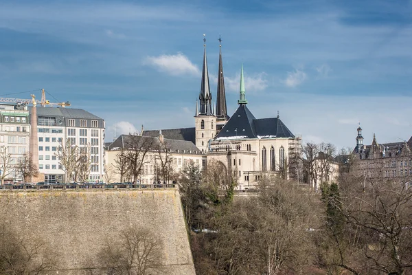 Katedra Notre-Dame w Luksemburgu — Zdjęcie stockowe