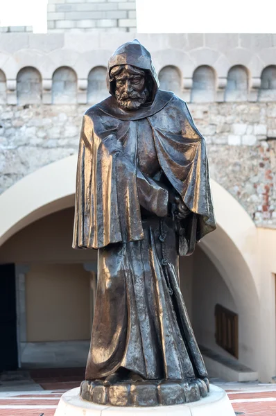 La estatua de Francesco Grimaldi — Foto de Stock